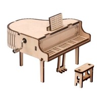 移动专享：哦咯 手摇木制钢琴造型八音盒