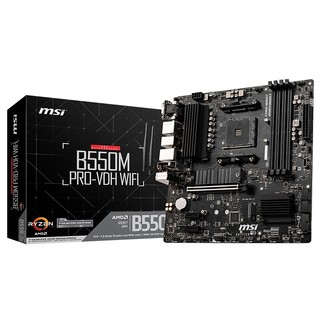 MSI 微星 B550M PRO VDH WIFI MATX主板（AMD AM4、B550）