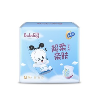 BoBDoG 巴布豆 超柔亲肤 婴儿拉拉裤M24片