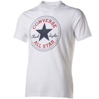 CONVERSE 匡威 All Star系列 男子运动T恤 10007887-102 白色 XS