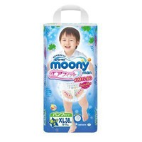 moony 尤妮佳 婴儿拉拉裤 XL38片 4包装