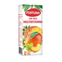 富尔图娜果汁 100%果汁饮料200ml*12盒 混合果汁