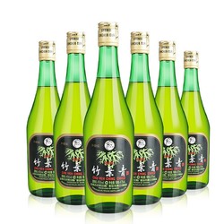 山西汾酒杏花村酒竹叶青酒45度玻竹475mL*6瓶