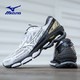 Mizuno美津浓减震跑鞋运动鞋男 CREATION 19 J1GC182803 NOVA 白/银/金 40