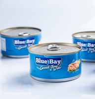Bluebay蓝湾水浸金枪鱼180g*8罐进口吞拿鱼金枪鱼罐头低脂健身