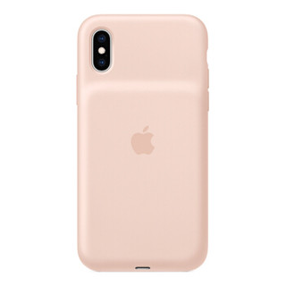 Apple iPhone XS 原装智能电池壳 保护壳 - 粉砂色