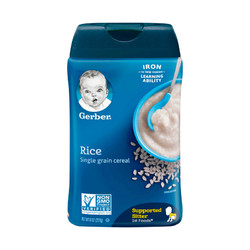 嘉宝（Gerber）纯大米米粉 1段 227g/罐装 原装进口 6个月以上 *2件