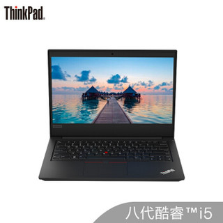 联想ThinkPad E490（2JCD）英特尔酷睿i5 14英寸轻薄笔记本电脑（i5-8265U 8G 128GSSD+1T 2G独显 FHD）黑