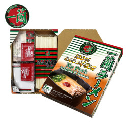 省59元 日式拉面 日本ichiran一蘭一兰拉面日式无豚骨博多细面直面1盒装 5人份 多少钱 什么值得买