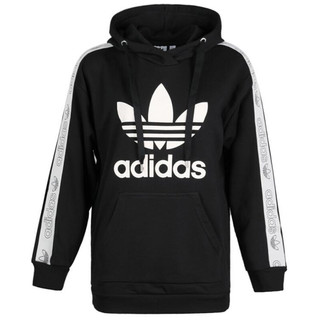 adidas Originals HOODIE 女士运动卫衣 DU4427 黑/粉白 38