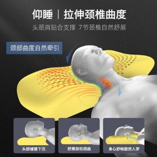 noyoke 诺伊曼 枕芯 雁型深睡零压力记忆枕头 枕芯 记忆棉枕头颈椎枕 颈椎枕头 64*39*11cm