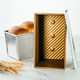 法焙客带盖吐司盒 铝合金面包土司盒450克带盖烤箱用波纹不粘磨具烘焙工具 *2件