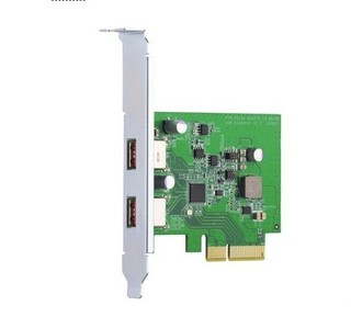 QNAP 威联通 QXP-10G2U3A PCIe转2口 USB3.2扩展卡