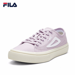 FILA 斐乐 FILA 潮流舒适休闲帆布鞋 F52W014403F 运动帆布鞋 紫色 35.5