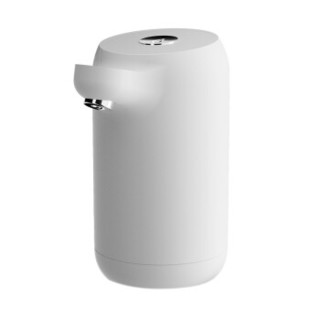 英国MINGRUI 桶装水抽水器纯净水桶抽水器压水器家用电动压水器上水器电动抽水器  智能白(关注加硅胶管+充电线)