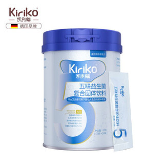 凯利蔻（KIRIKO）宝宝益生菌粉进口益生元儿童冲剂婴幼儿调理新生肠便秘 加拿大婴幼儿益生菌30袋【桶装】