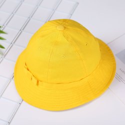 儿童帽子 夏季儿童防护渔夫帽韩版网眼帽子幼儿园小学生防飞沫定制小黄帽 什么值得买