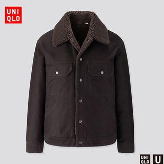 UNIQLO 优衣库 420429 男士仿羊羔绒休闲茄克