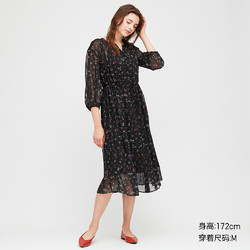 UNIQLO 优衣库 Joy of Print 426611 女士雪纺连衣裙