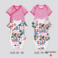 UNIQLO 优衣库 婴儿 Marimekko 圆领连体装(短袖)(2件装) 427519