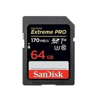 SanDisk 闪迪 Extreme PRO SDXC UHS-I U3 存储卡 64GB