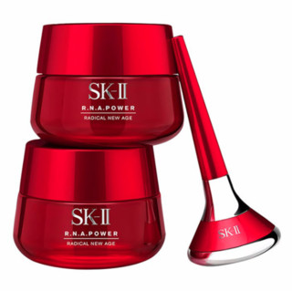 SK-II 微肌因赋活修护精华霜 磁力微振仪套装 大红瓶80g*2+导入仪*1
