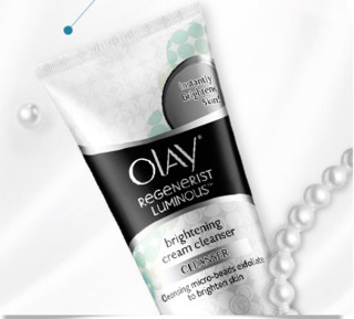 OLAY 玉兰油 珠光亮颜透白系列瞬间亮肤洁面乳 150ml