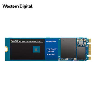 WD 西部数据 Blue SN500 M.2 NVMe 固态硬盘 500GB