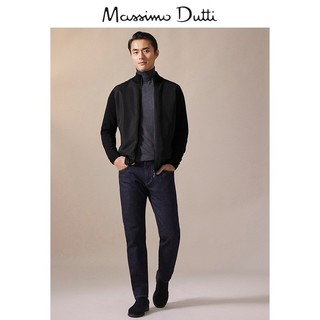 春夏折扣 Massimo Dutti男装 2020拼接设计棉质开襟衫 00916442800