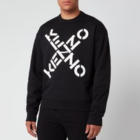 ：KENZO 高田贤三 交叉logo设计 圆领卫衣