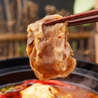 鲜元道 牛五花肉片500g/袋 烤肉片 火锅食材