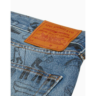 Levi's李维斯SHRINK-TO-FIT™ 501经典直筒牛仔裤00501-3130 Levis 牛仔色 36/34