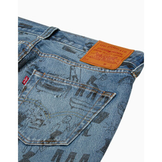 Levi's李维斯SHRINK-TO-FIT™ 501经典直筒牛仔裤00501-3130 Levis 牛仔色 36/34