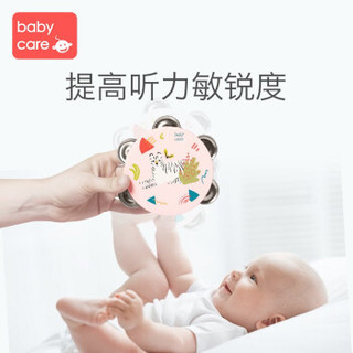 babycare 婴儿铃鼓奥尔夫手摇铃3-6个月新生宝宝0-1岁益智玩具