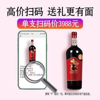 澳洲原瓶进口红酒 吉卡斯（jecups）生肖鼠年干红葡萄酒限量版 1500ml