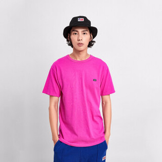 VANS 范斯 TEE SS 中性运动T恤 VN0A49R7 玫红色