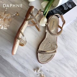 Daphne 达芙妮 1020301313 平底露趾凉鞋