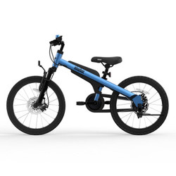 九号（Ninebot）自行车18寸蓝色运动型山地车5--6-7-8-9-10岁宝宝脚踏车男女孩单车