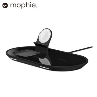 mophie无线充电器iWatch手表AirPods2耳机三合一充电器苹果同款11pro华为无线充 三合一无线充电器（镜面款）