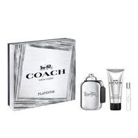 COACH 蔻驰 魅力铂金男士香水套装（男士香水EDP 100ml+沐浴露100ml+迷你香水）