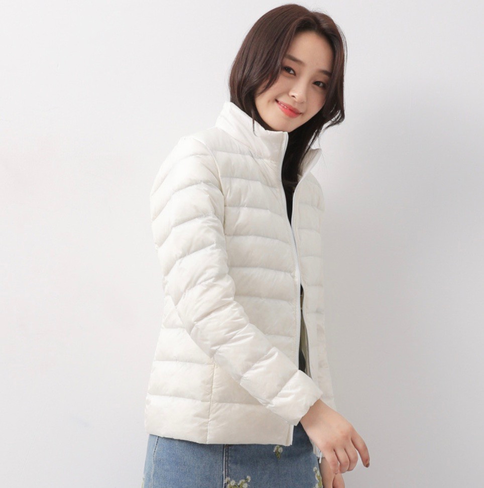 yaya鸭鸭羽绒服dra06a0050女士轻薄短款羽绒服