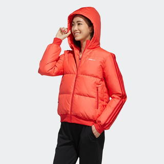 adidas NEO W SPORTY PUFFER 女士运动羽绒服 EI4412 橘色 M