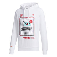 adidas NEO M VLDAY HDY 男士运动卫衣 GE4292 白 XXXL