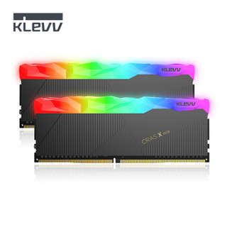 科赋（KLEVV) DDR4 4000 16G(8Gx2)超频内存条台式机RGB灯条CRAS X  套条16GB