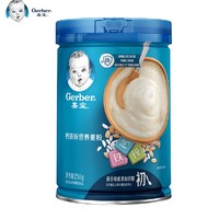 Gerber 嘉宝 婴儿辅食钙铁锌营养麦粉米糊1段 250g *2件