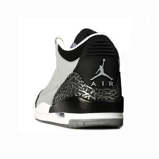 Jordan Brand Air Jordan 3 儿童休闲运动鞋 狼灰 36