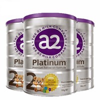 澳洲直邮/保税区发货 澳洲A2 Platinum艾尔 白金版婴儿牛奶粉 二段(6-12个月) 900g*3罐 海外购