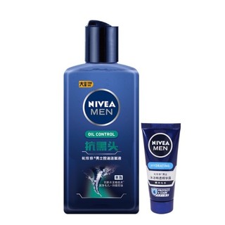 NIVEA 妮维雅 男士控油抗黑头洁面液 150ml