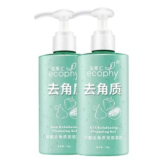 ecophy 茵草汇 果酸去角质面部凝胶男女磨砂洁面啫喱 120g