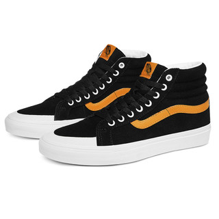 VANS 范斯 SK8-Hi 中性运动帆布鞋 VN0A3TKPB0Y 黑/黄